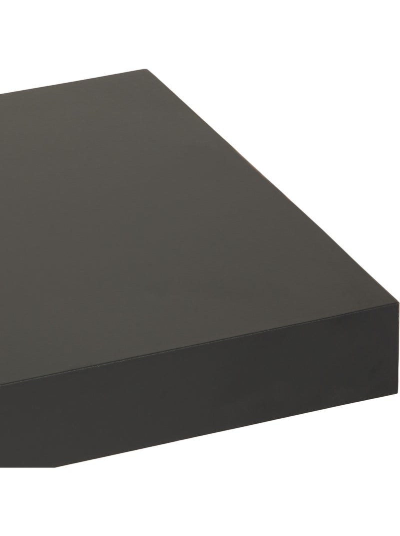 Etagère murale à fixation invisible 60cm FIXY Noir - Kiabi
