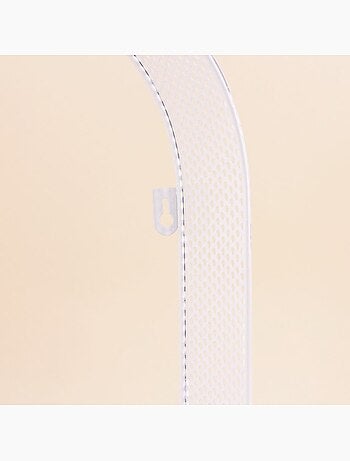 Etagère murale arche en métal blanc 32x25cm