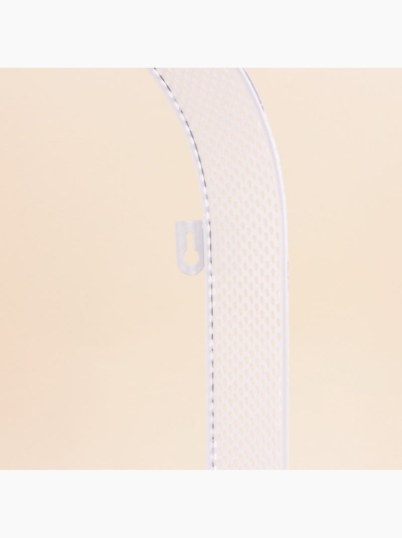 Etagère murale arche en métal blanc 32x25cm Blanc - Kiabi