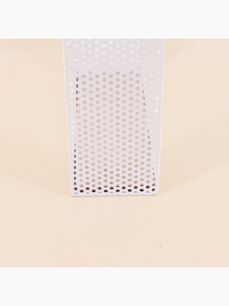 Etagère murale arche en métal blanc 32x25cm Blanc - Kiabi