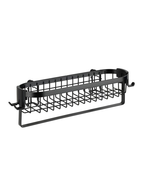 Etagère murale de salle de bain indus Classic - L. 35 cm - Noir - Kiabi