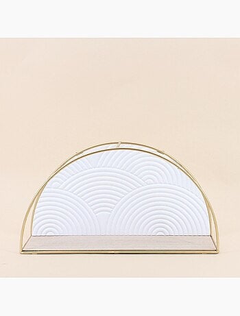 Etagere murale demi cercle 41cm