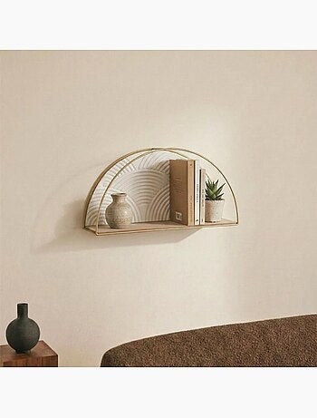 Etagere murale demi cercle 41cm