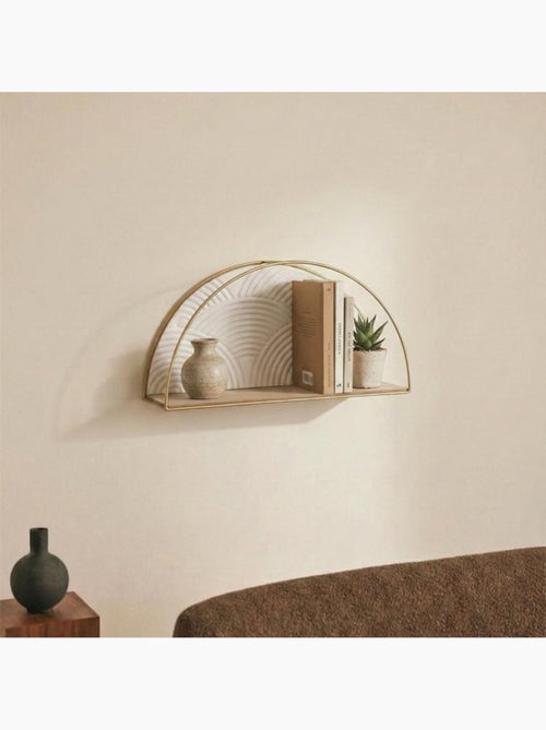 Etagere murale demi cercle 41cm - Kiabi