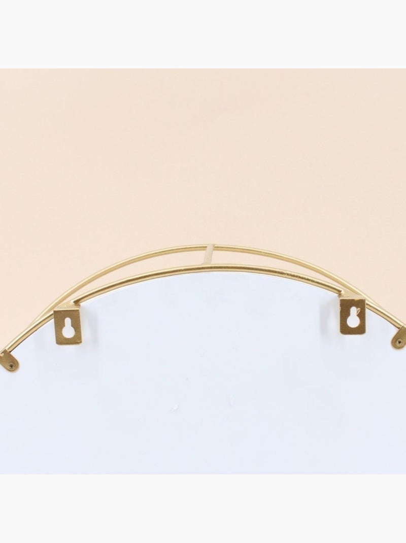 Etagere murale demi cercle 41cm Beige - Kiabi
