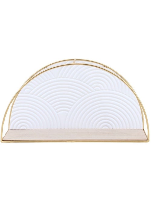 Etagere murale demi cercle 41cm - Kiabi