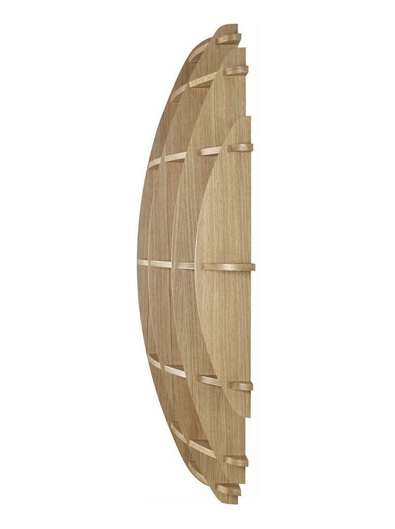 Etagère murale Demi lune Deva - AKITEN RETAIL Marron - Kiabi