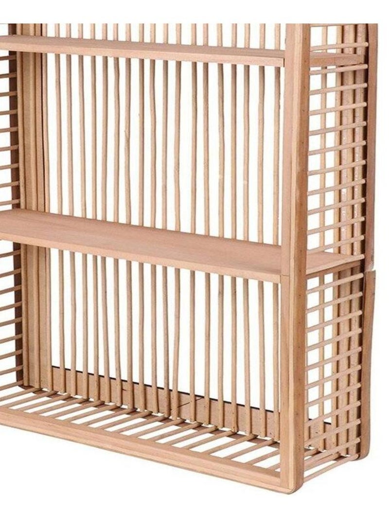 Étagère murale design maison 2 niveaux Beige - Kiabi