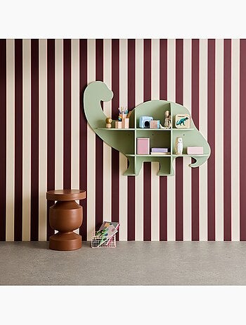 Etagère murale dinosaure 5 espaces de rangement Brachi