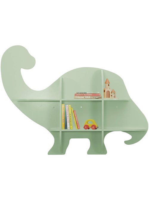 Etagère murale dinosaure 5 espaces de rangement brachi - Kiabi