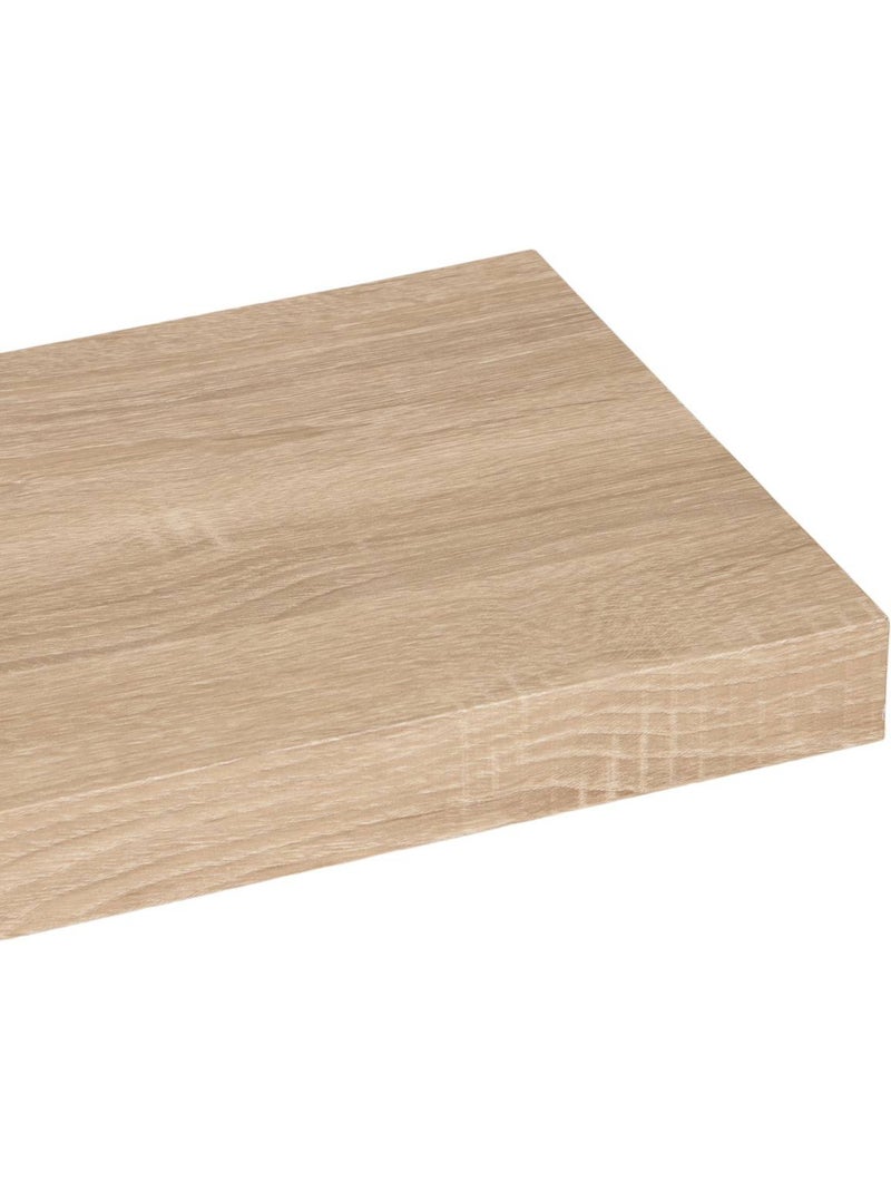 Etagère murale effet bois à fixation invisible FIXY Beige - Kiabi