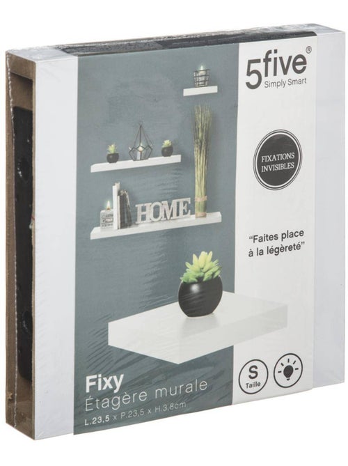 Etagère murale effet bois à fixation invisible FIXY - Kiabi Etagère murale effet bois à fixation invisible FIXY - Kiabi