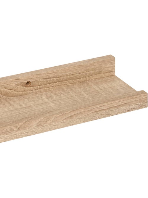 Étagère murale effet chêne naturel FIXY - Kiabi
