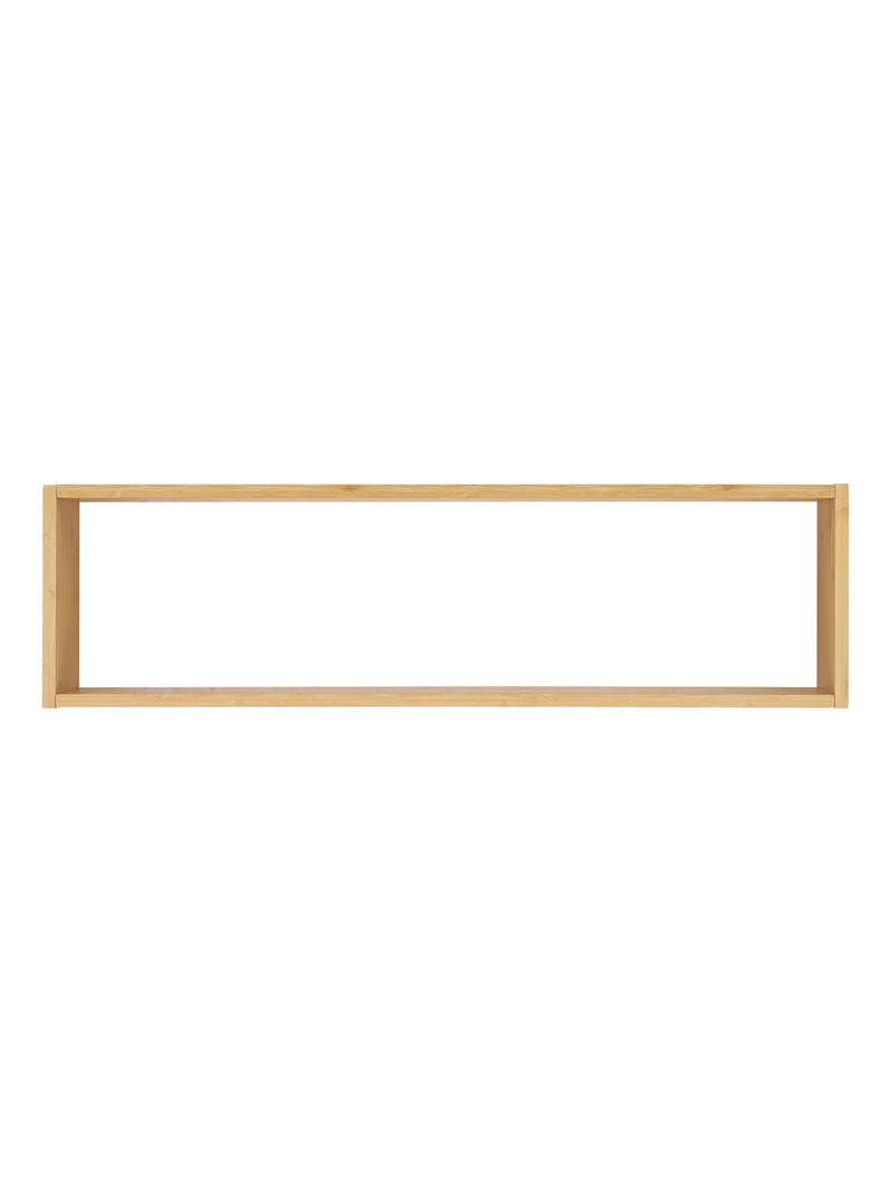 Étagère murale Ember - Étagère murale, bambou, nature 70x15x19,5 cm Beige - Kiabi