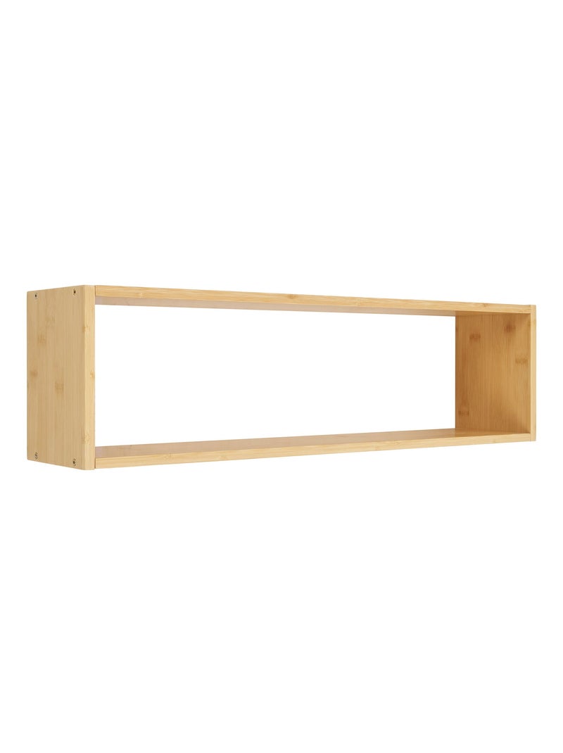 Étagère murale Ember - Étagère murale, bambou, nature 70x15x19,5 cm Beige - Kiabi