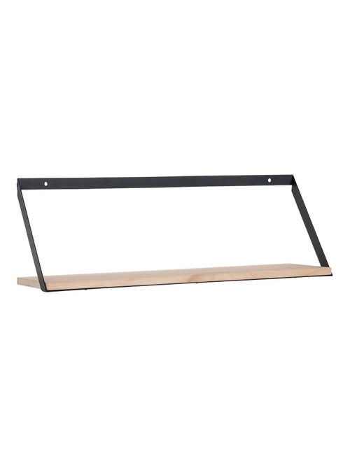 Étagère murale en acier et pin 55 x 14 x 18 cm - House Nordic - Kiabi