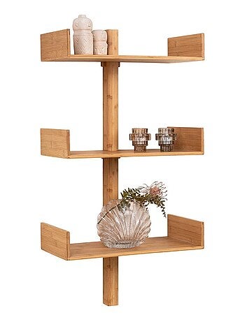 Étagère murale en bambou naturel 50 x 102 cm - House Nordic