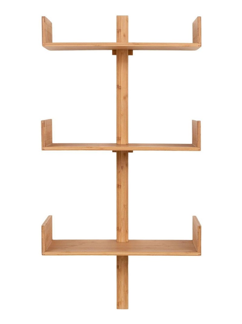 Étagère murale en bambou naturel 50 x 102 cm - House Nordic Marron - Kiabi