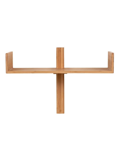 Étagère murale en bambou naturel 50 x 36 cm - House Nordic - Kiabi