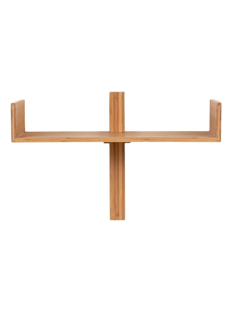 Étagère murale en bambou naturel 50 x 36 cm - House Nordic Marron - Kiabi