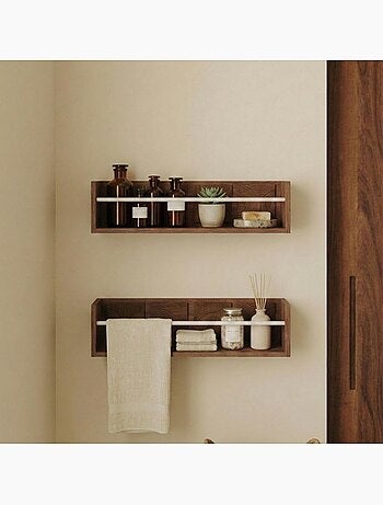 Etagère murale en bois 50cm