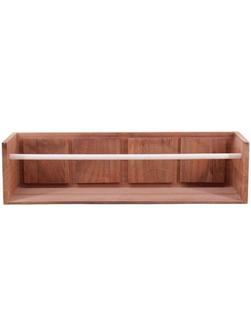 Etagère murale en bois 50cm Beige - Kiabi