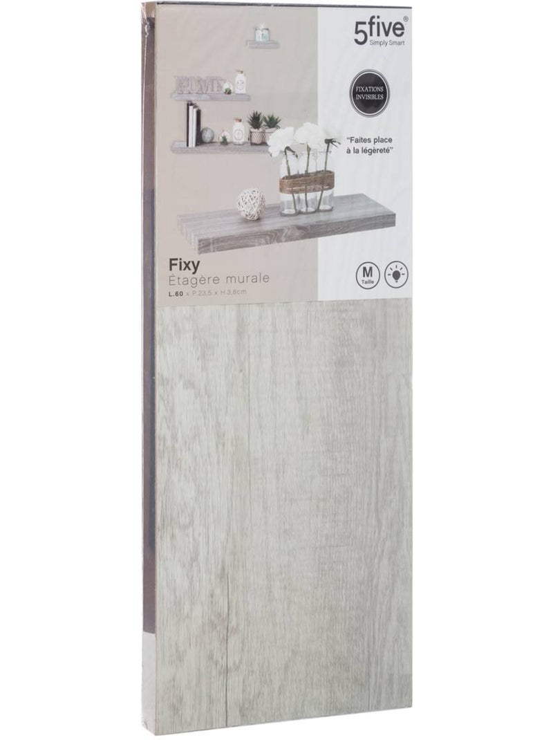 Étagère murale en bois FIXY Gris - Kiabi