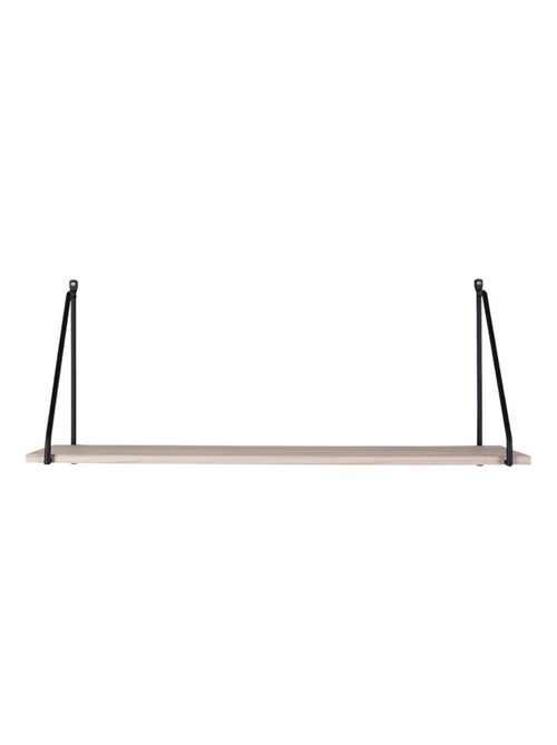 Étagére murale en bois naturel avec cadres noirs - House Nordic - Kiabi