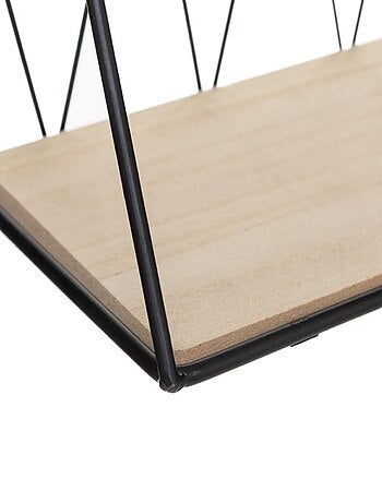 Etagère murale en métal filaire