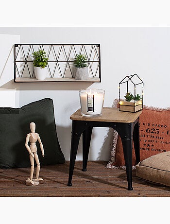 Etagère murale en métal filaire