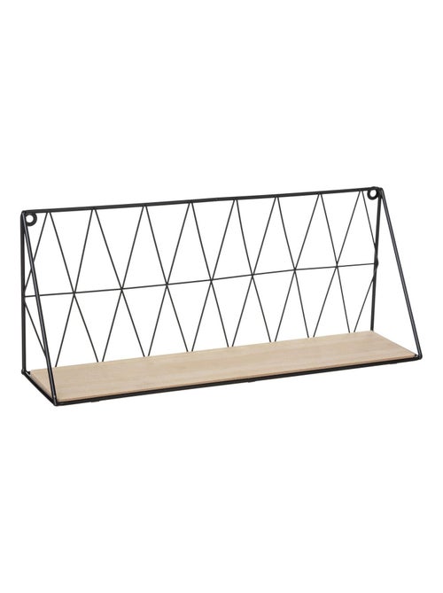 Etagère murale en métal filaire - Kiabi