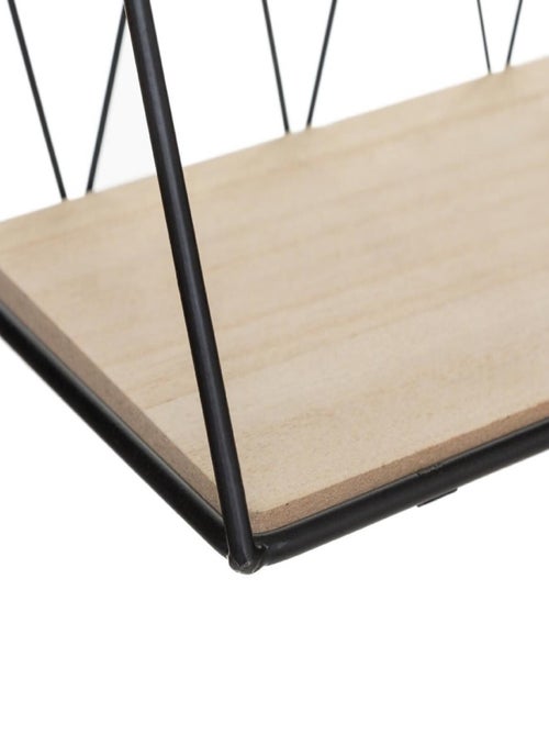 Etagère murale en métal filaire - Kiabi