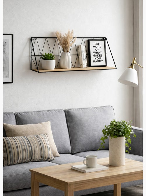 Etagère murale en métal filaire - Kiabi