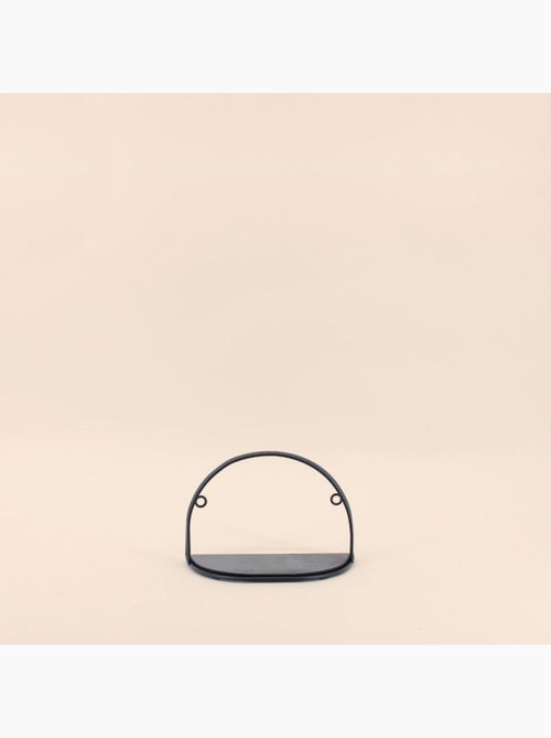 Etagère murale en métal noir 21x14cm - Kiabi