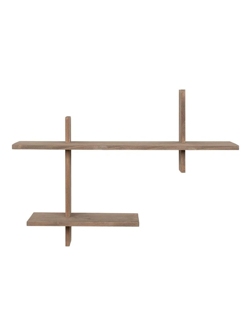 Étagère murale en pin 60 x 15 x 44 cm - House Nordic Marron - Kiabi