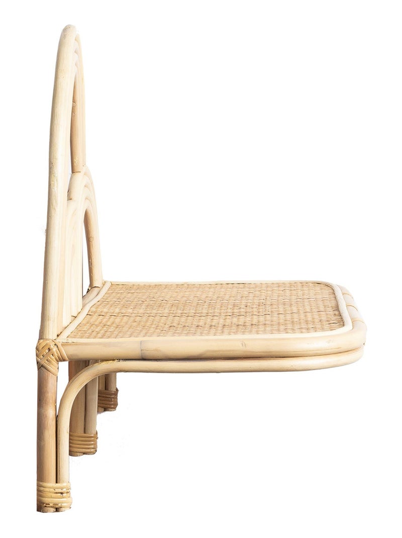 Etagère murale en rotin ALLEGRA 'Deko&co' Beige - Kiabi