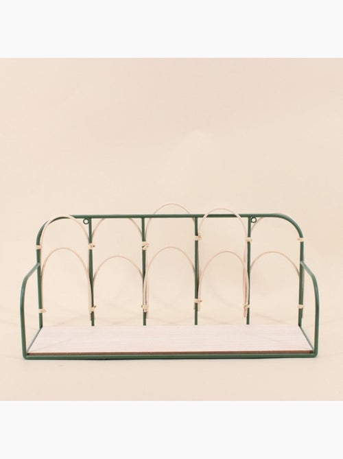 Etagère murale en rotin et métal 45cm - Kiabi Etagère murale en rotin et métal 45cm - Kiabi