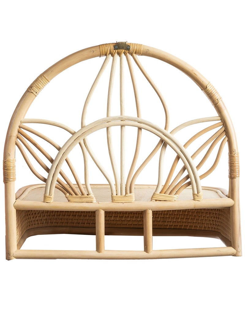 Etagère murale en rotin pour enfant ARSY  'Deko&co' Beige - Kiabi