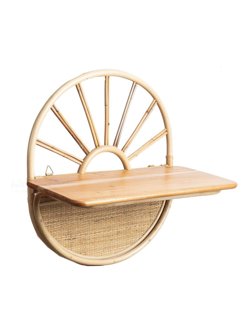 Etagère murale en rotin pour enfant NALA 'Deko&co' Beige - Kiabi