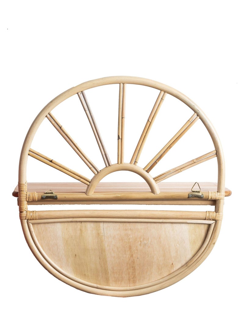 Etagère murale en rotin pour enfant NALA 'Deko&co' Beige - Kiabi