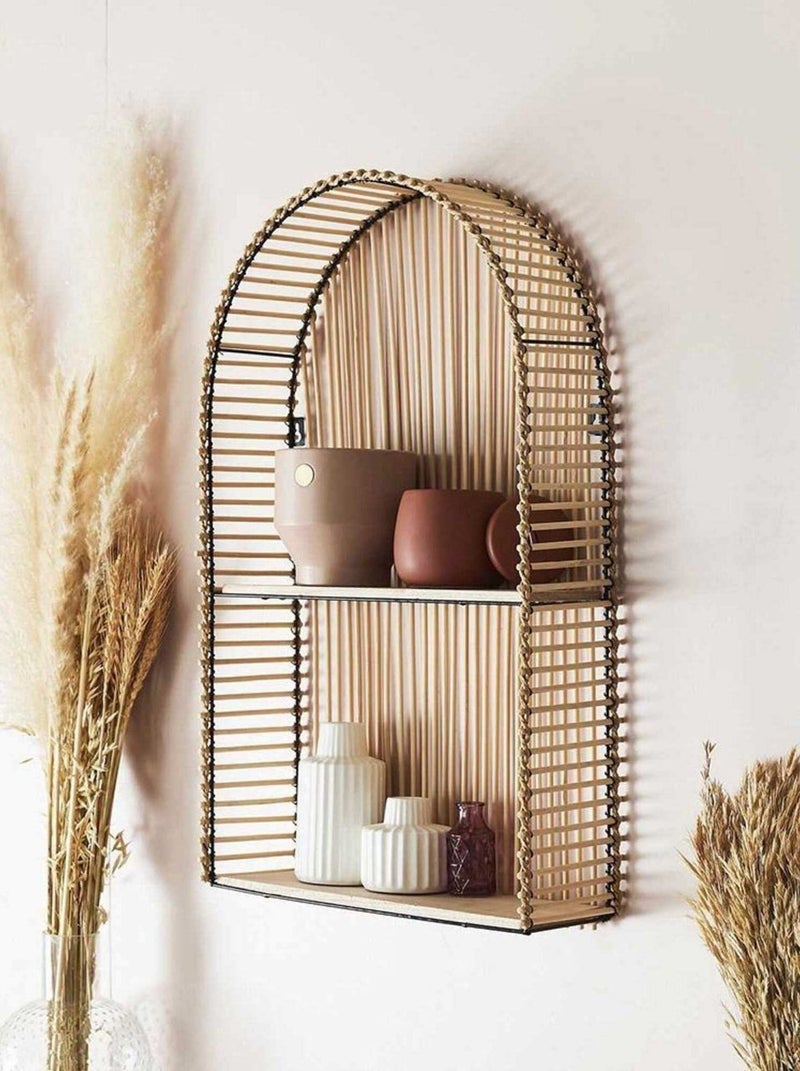 Etagère murale fenêtre java H61 Beige - Kiabi