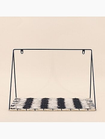Etagere murale fibres naturelles 40x18x26cm