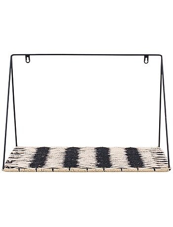 Etagere murale fibres naturelles 40x18x26cm