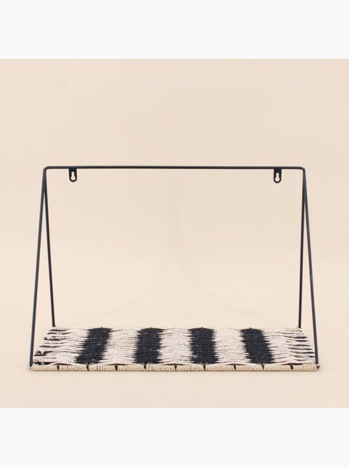 Etagere murale fibres naturelles 40x18x26cm - Kiabi