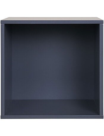 Étagère murale Horne - Étagère murale, bois peint, gris foncé 34 x 30 x 34 cm