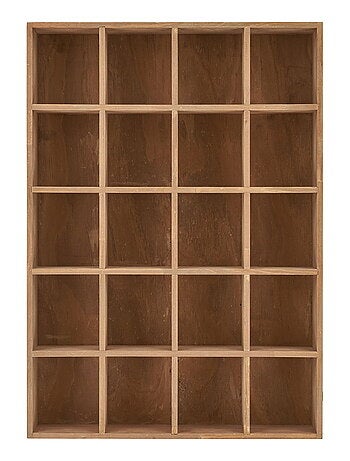 Étagère murale Moss - Étagère murale en pin naturel 44 x 10 x 63 cm