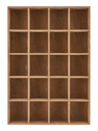 Étagère murale Moss - Étagère murale en pin naturel 44 x 10 x 63 cm