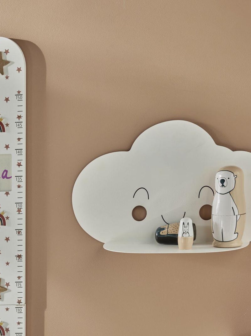 Etagère murale nuage en métal LA TETE DANS LES NUAGES Blanc - Kiabi