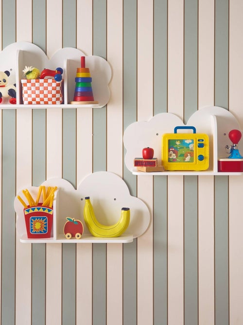 Etagère murale nuage pour chambre enfant (lot de 3) Nephos - Kiabi