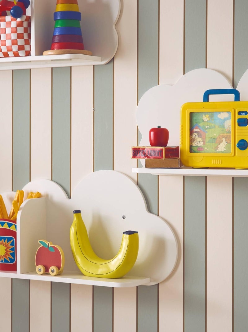 Etagère murale nuage pour chambre enfant (lot de 3) nephos Blanc - Kiabi